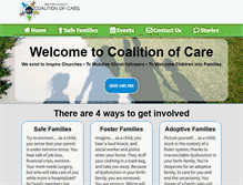 Tablet Screenshot of coalitionofcare.org